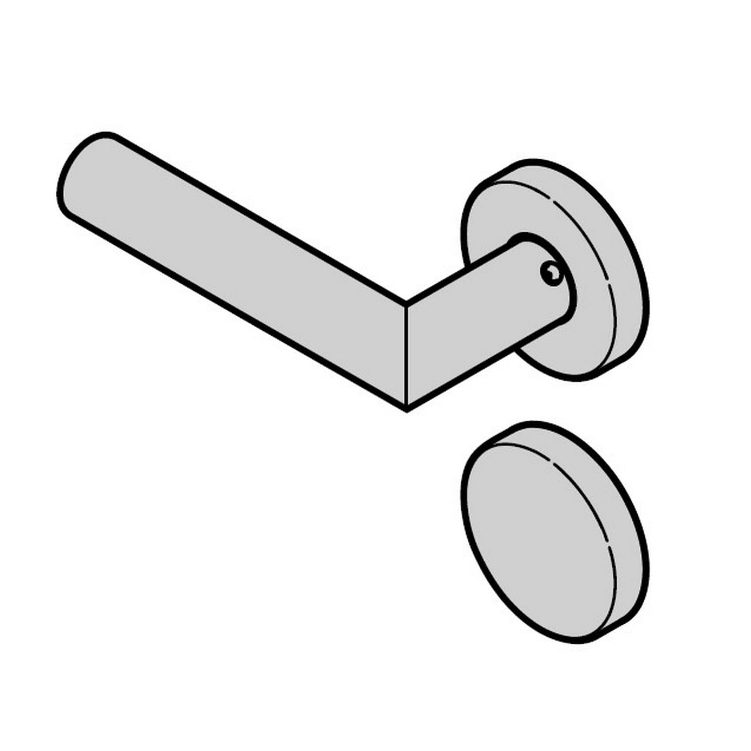 Hörmann Halbgarnitur D-310 (FS) Rosette blind, Aluminium BILD 1