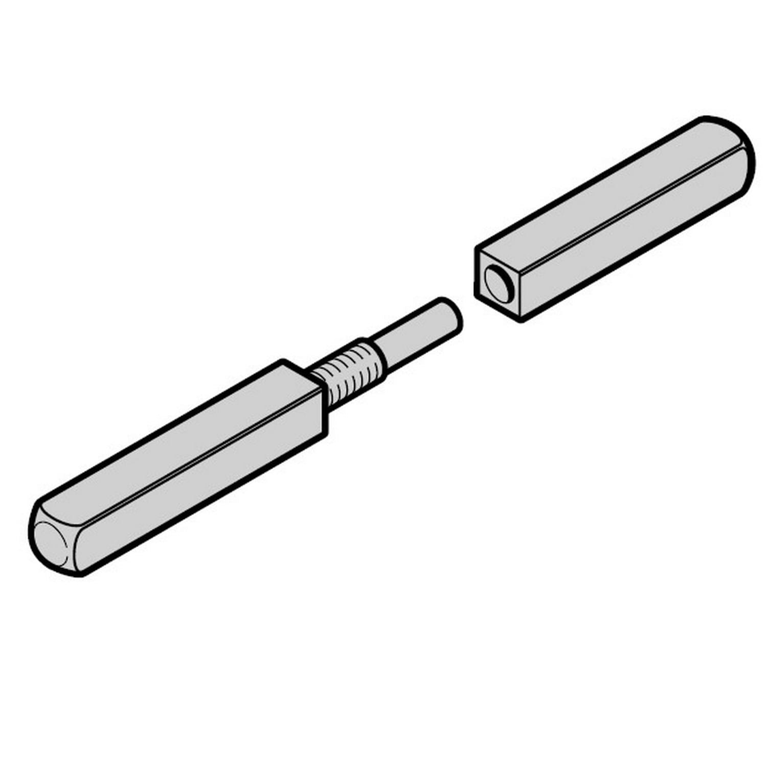 Hörmann Panikstifte 9,0mm mit Schraube (geteilt), verzinkt