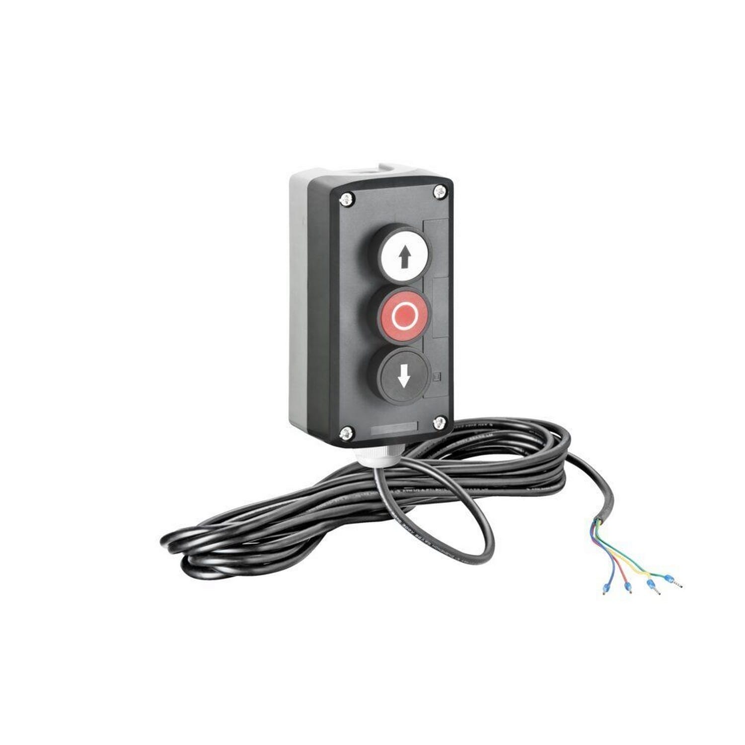 Sommer 3-fach-Taster Drucktaster ISO Gehäuse AP inkl. 11 m Anschlusskabel BILD 1