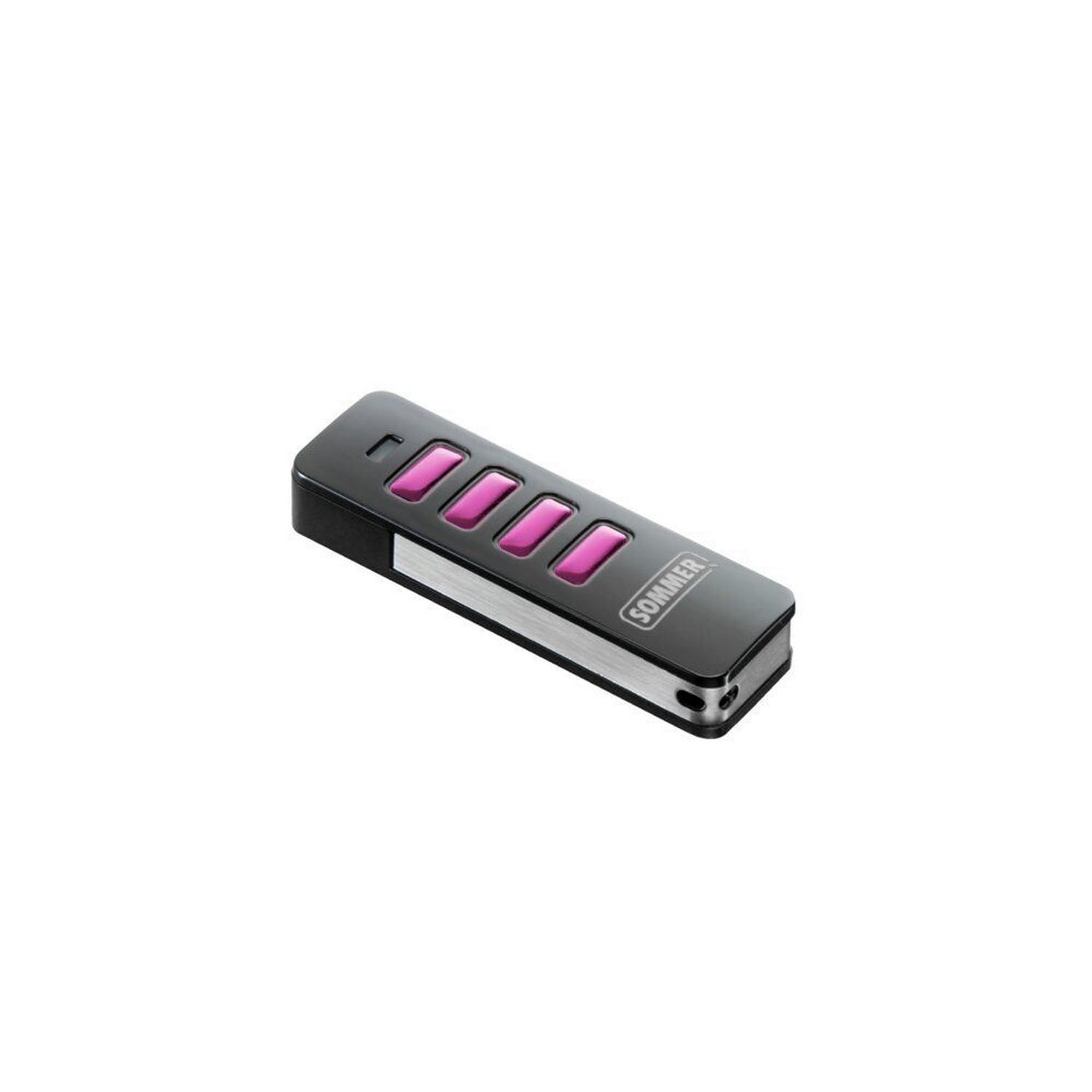 Sommer Handsender 4-Tasten Pearl 868,95MHz schwarz/pink für Antriebe BILD 1