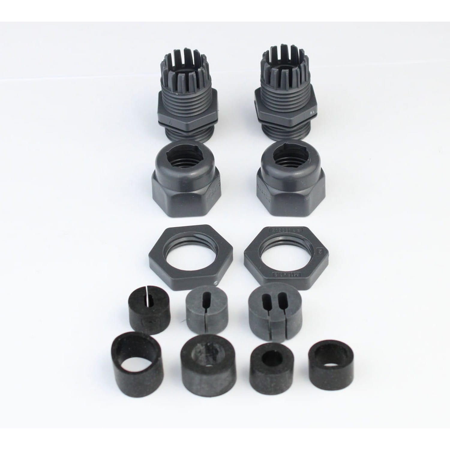 Hörmann Verschraubungsset 2x M16, schwarz für Antriebe & Steuerungen / 638038 BILD 1