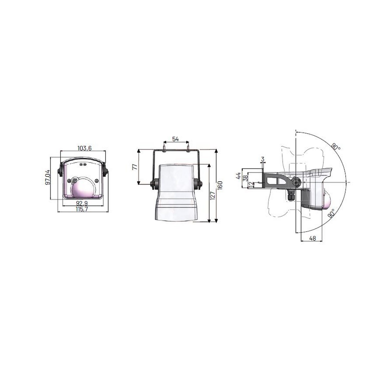 MARANTEC Condor XL Radar-Bewegungsmelder &Anwesenheitssensor,2-3,5m für Antriebe BILD 9