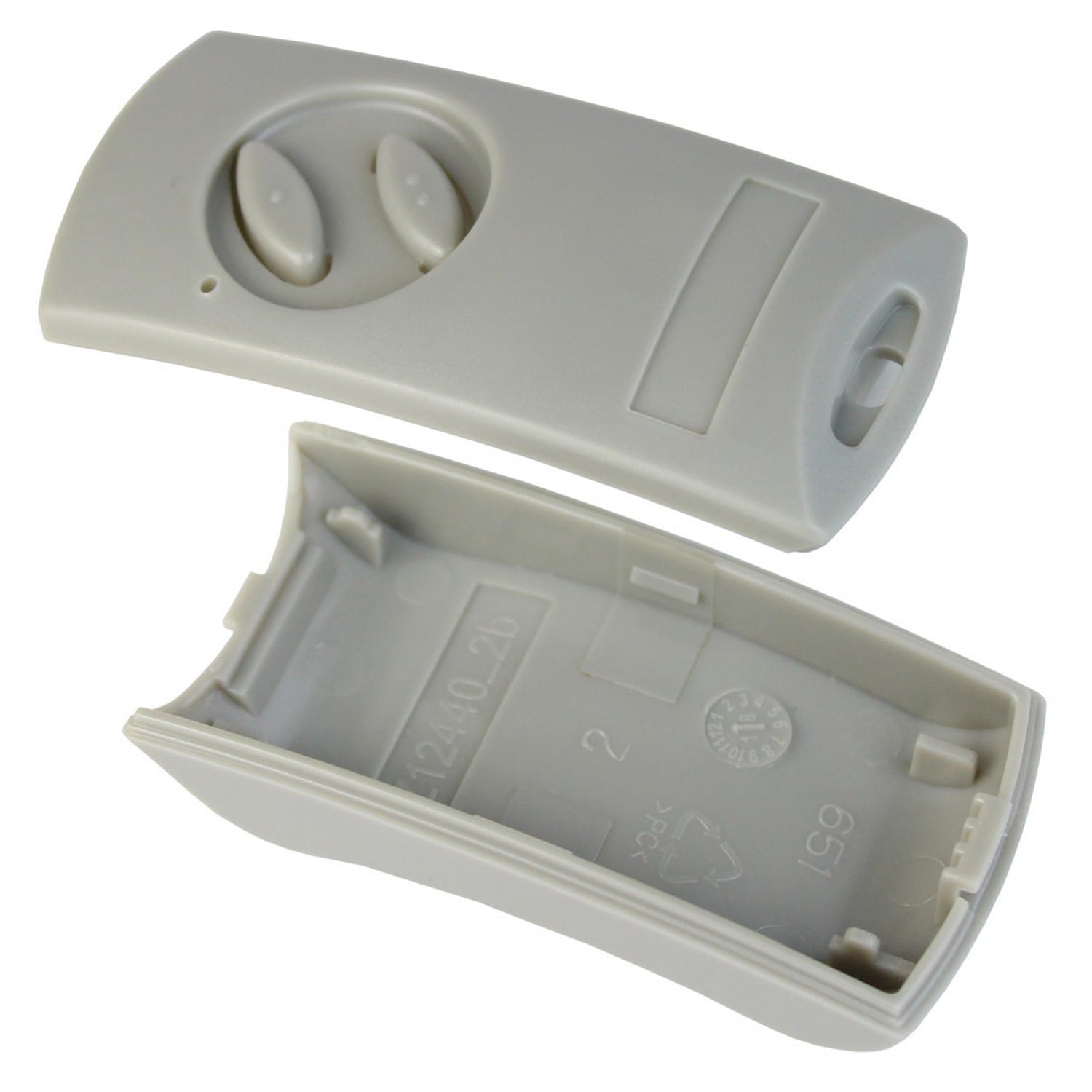 Hörmann Ersatz Gehäuse RSE 2 für EcoStar Handsender (433 MHz), hellgrau BILD 1