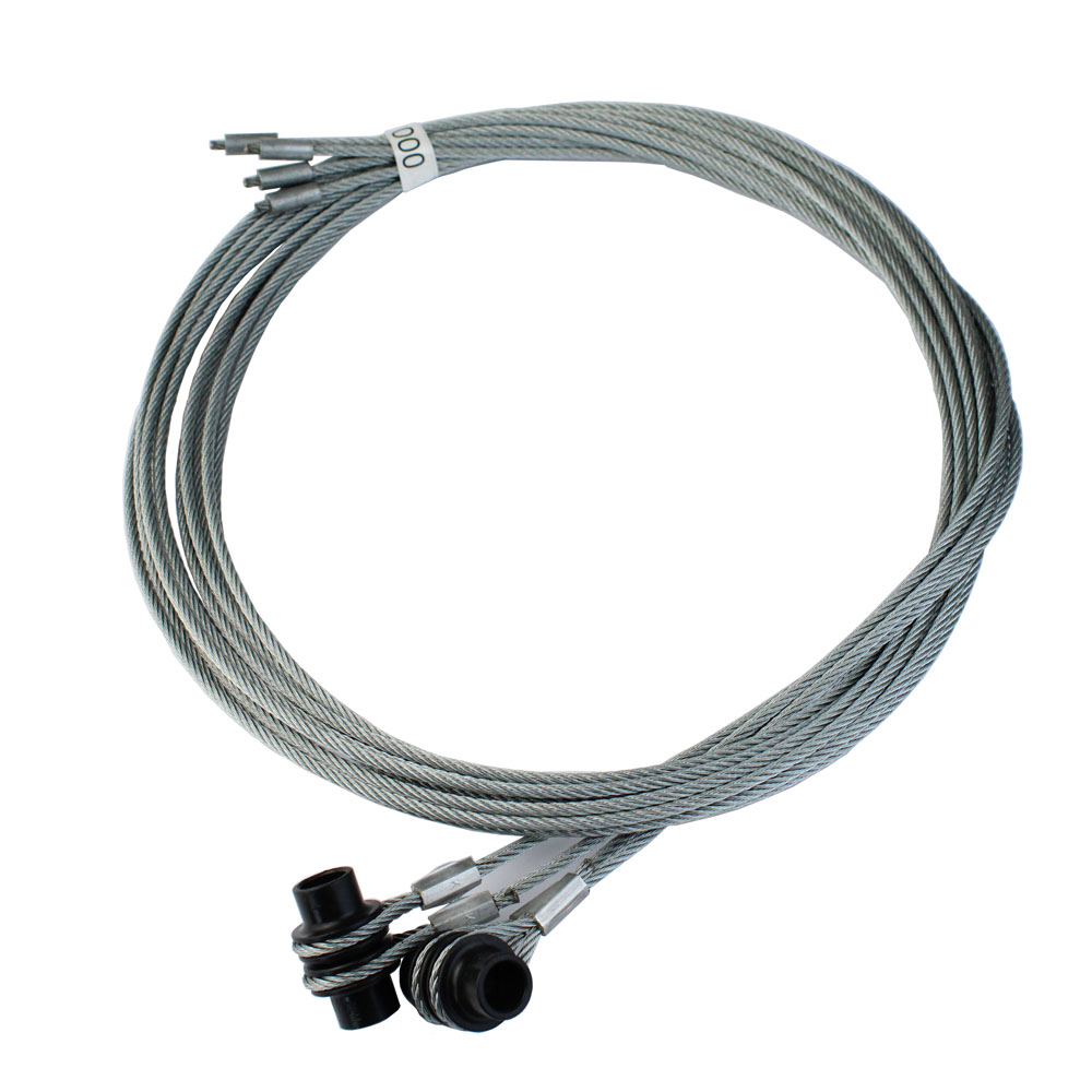 Hörmann Drahtseile Ø 3mm Beschlag Z, 2615mm, bis Torhöhe 2125mm für Sektionaltor BILD 1