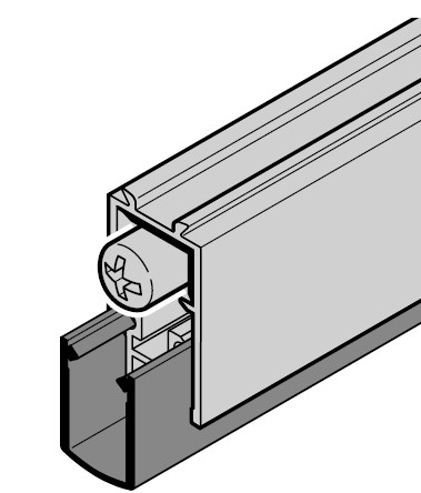 Hörmann Absenkbare Bodendichtung Länge: 625mm für Türen / 457222 BILD 1