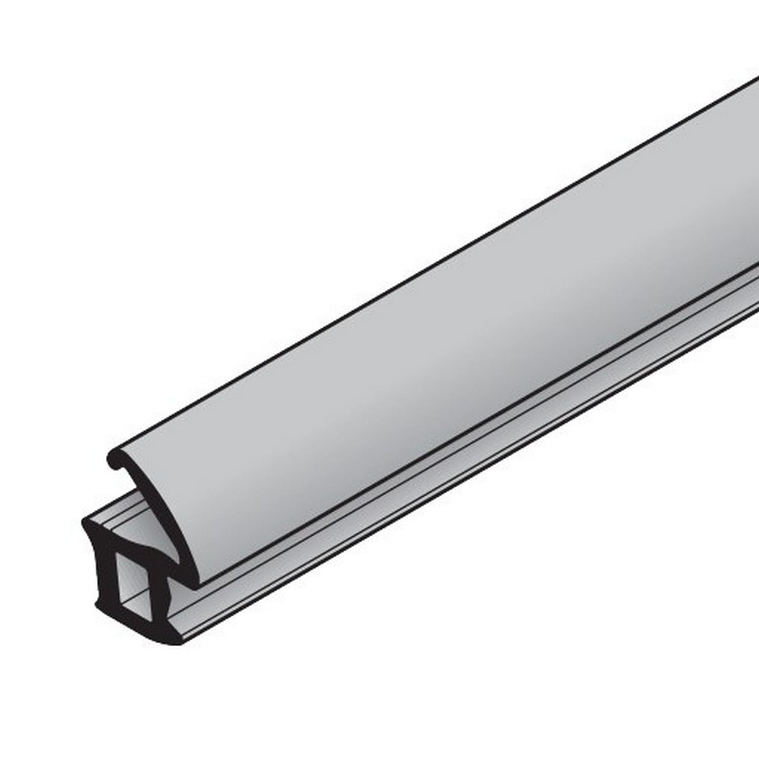 Hörmann T30 Zargendichtung P04 Länge: 7500mm, schwarz für Türen / 449854 BILD 1