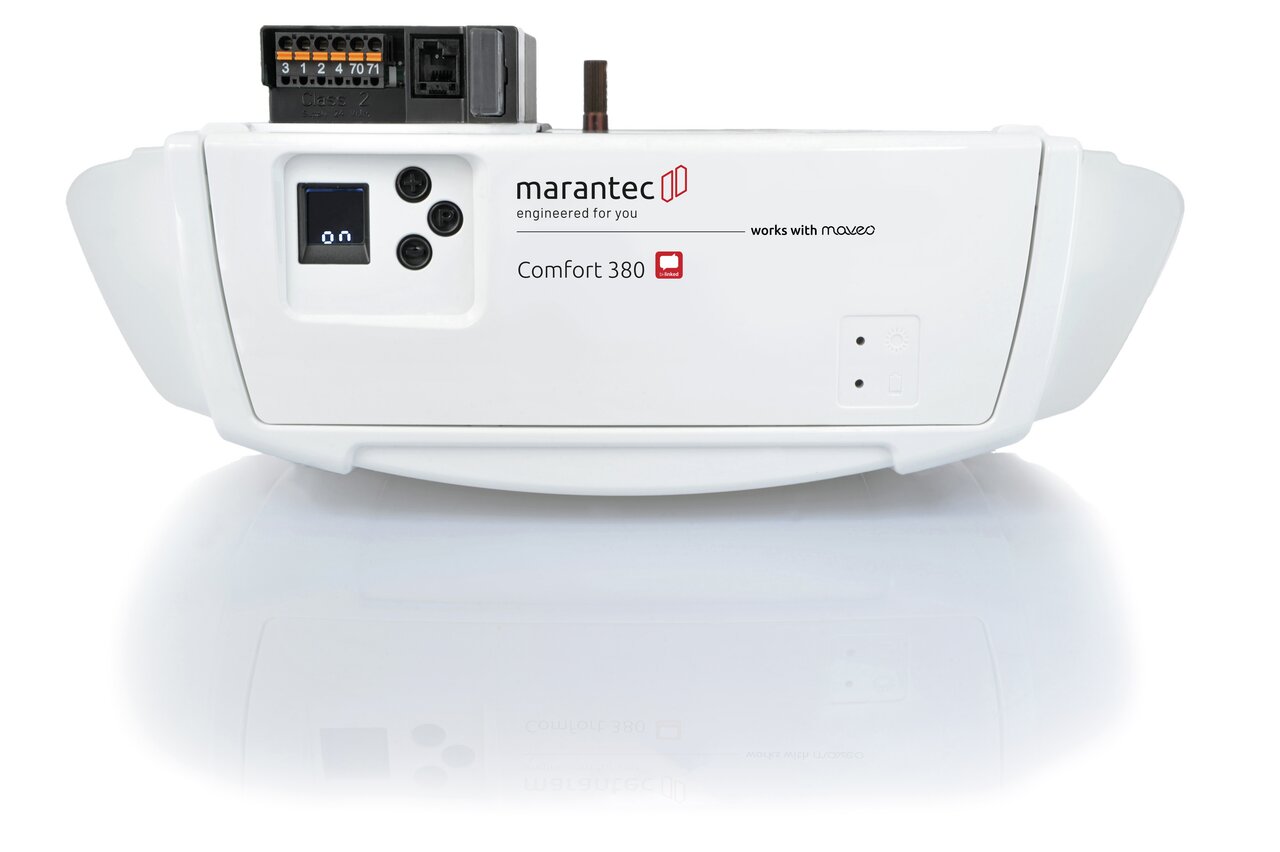 MARANTEC Comfort 380 Set 24 V-DC Motor, 1.100 N, 18 cm/s für Garagentore