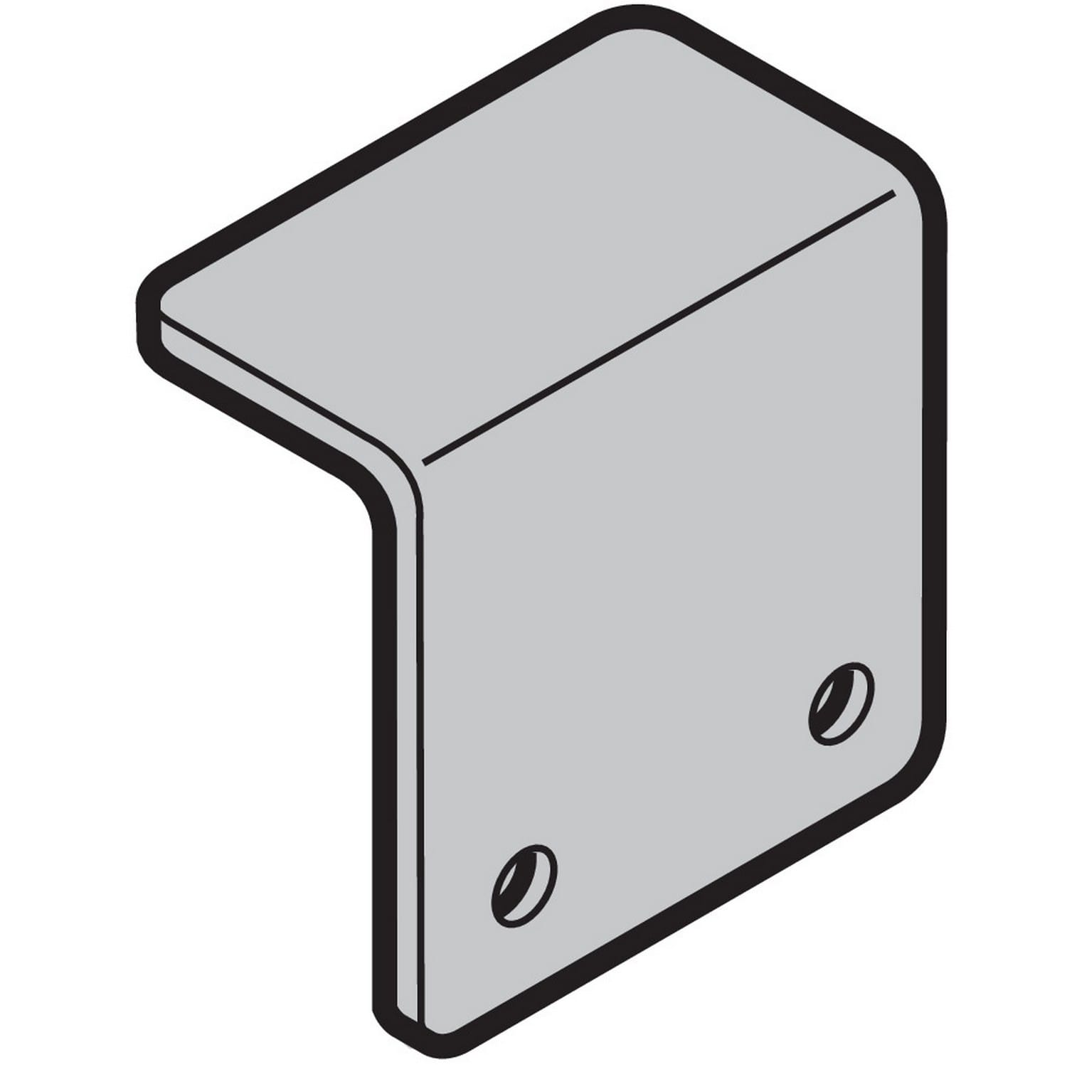 Hörmann Auflaufschutz 45x41,5x60mm Edelstahl für DPU für Industrie Sektionaltor BILD 1